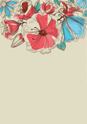 Bouquet floral apaisant en couleurs vives